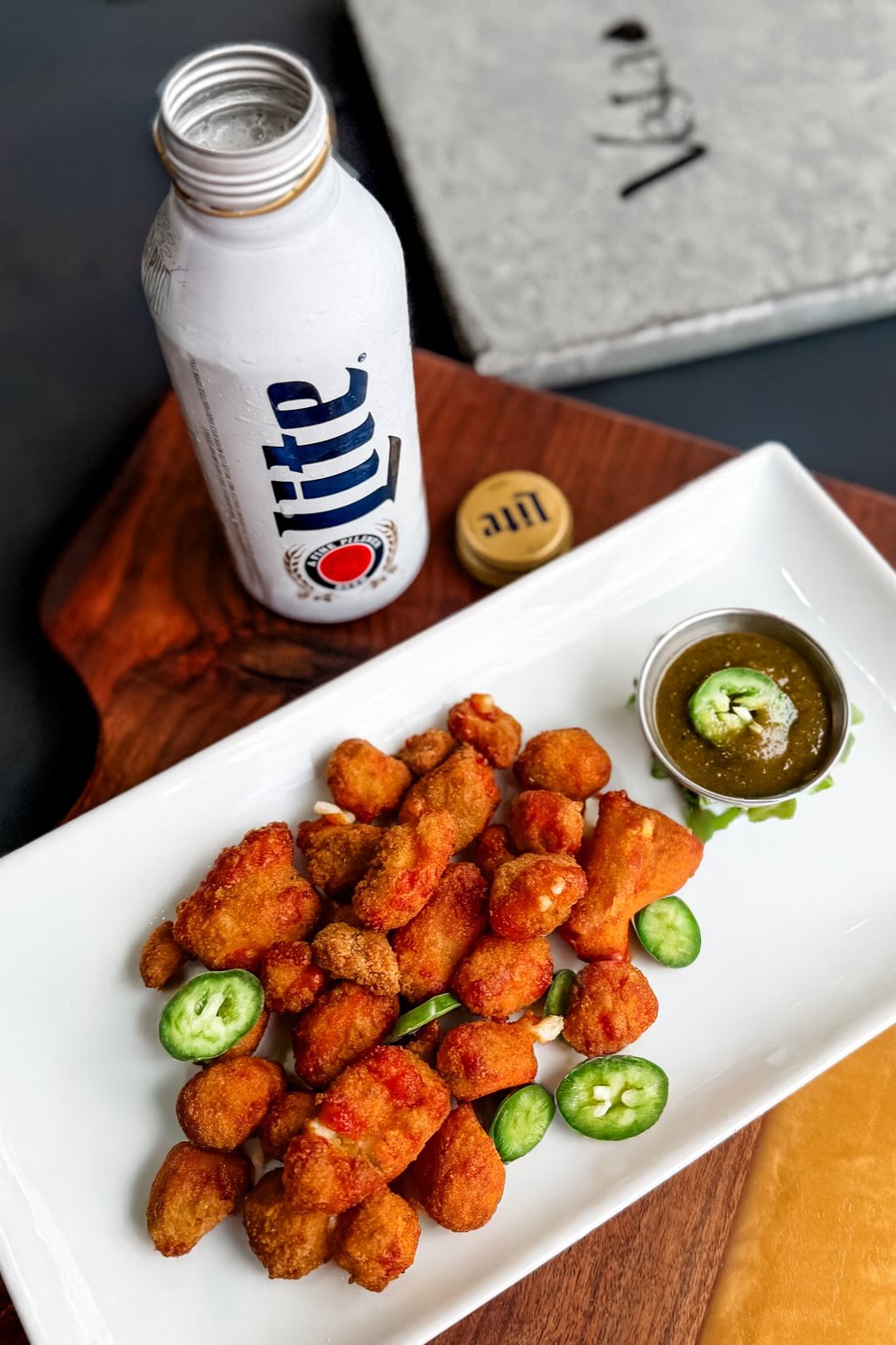 Fried Cheese Curds Appetizer in Coralville's Dinner Restaurant Vesta